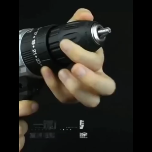 998VF Cordless Drill Wireless Electric Drill Multi-Head Power Impact Drill Portable High Powerful Rechargeable Lithium Battery ScrewDriver gerudi elektrik bateri 2 Speed Multifunctional Tool Set