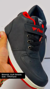 Flazo Sepatu Anak Anak Laki Laki Prempuan Boots Sepatu Sekolah Tali Prekat