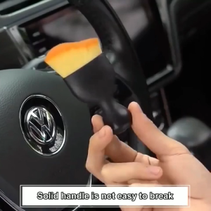 Kuas Interior Detailing Penghilang Debu Interior Mobil Sikat Pembersih Interior Mobil Gagang Pendek Bahan Nilon Kualitas Tinggi Sikat Debu Celah Mobi