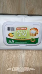 Waslap Dewasa Tebal Lembut / Tisu basah Kantung Seka Mandi / Falmed Wash Glove Adult Tissue Washlap
