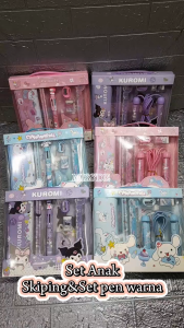 ALAT TULIS SET SANRIO / SET ALAT TULIS / KOTAK PENSIL SANRIO / KADO ALAT TULIS KARAKTER / PAKET ALAT TULIS / SOUVENIR SET ALAT TULIS