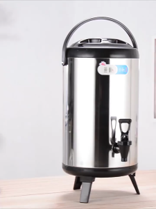 Mojitosถังพักชา สแตนเลส ขนาด 6-10ลิตร ถังชา เก็บอุณหภูมิร้อน-เย็น Cooler tank tea ถังเก็บความร้อน