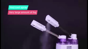 Hot Cold Spray Machine Facial Steamer Beauty Spray Home Spa Ozone Steaming Ion Sparyer Skin Moisturizing Absorption