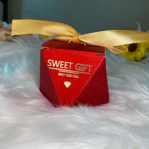 【🇲🇾READY STOCK | 现货】 Diamond Red Candy Box Wedding Party Birthday Goodies Gift Souvenir Doorgift Candy Candies Kotak Gula Telur Majlis Kahwin Mudah Box Chocolate Giftbox Kotak Cantik