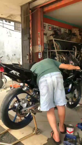 KNALPOT Racing NINJA RR R SS SEMI COBRA/SUPER COBRA/STANDAR PRESS MESIN Stainlees Finishing Titanium