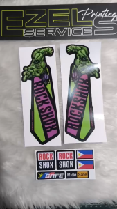 Hulk Rockshox Bike Fork Sticker Set | EZELSERVICESPH