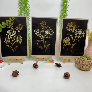 TENNESY HIASAN DINDING FLOWER INDOOR 20x30CM WALL DEKOR PAJANGAN KAYU POSTER DEKORASI DINDING KAMAR TIDUR RUMAH