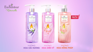 Sữa tắm Enchanteur Naturelle 510gr - Sữa tắm dưỡng da tinh chất thiên nhiên hương nước hoa dịu nhẹ làm sạch kháng khuẩn