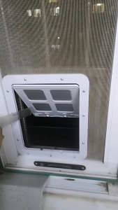 [Lovinland] Pet Pet Cat Dog Screen Door Home Lockable Sliding Cat Screen Door Magnetic Self-Closing Screen Dog Fence Locking Function Gate Pet Door