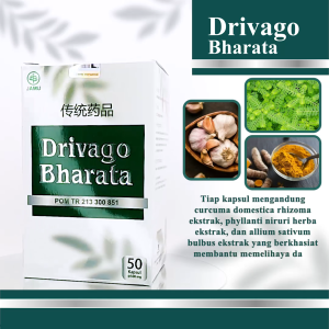 Drivago Bharata: Obat Herbal Stroke Ringan & Berat Jantung Koroner 100% Asli
