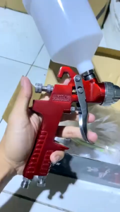 Professional Spray Gun Nozzle HVLP 600 ML - Alat Semprot Cat Low Pressure 600ml Spraygun
