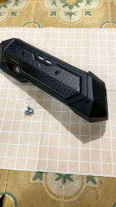 (Hình thật video thật) ốp pô che pô che bô Bảo vệ nhiệt cho xe sh SH 12 kiểu Carbon kèm ốc