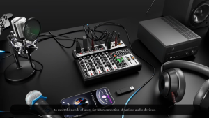 NewBaxs เครื่องผสมเสียง เครื่องผสมมืออาชีพ 6-channel MX06BT เครื่องผสมสัญญาณ EQ ผล 16DSP สัญญาณ USB บลูทูธ/MP3 เครื่องขยายเสียง KTV เครื่องขยายเสียง original