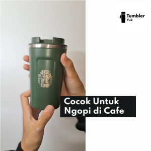 Tumbler Mug Custom Coffee & Tea 500ML Stainless Travel Custom Nama/Logo Laser Grafir Souvenir Vacuum