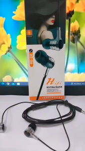 Handsfree Transparan + MIC HT-06 Extra Bass Hifi Stereo Earphone Headset