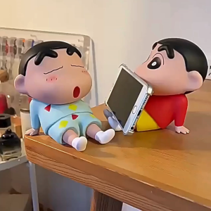 Phone Stand/Holder Cute Crayon Shin-chan mobile phone holder desktop ornament storage rack