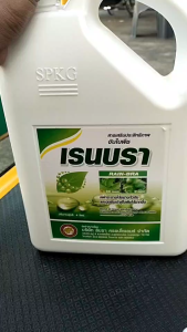 เรนบรา 4 ลิตร สารจับใบ ชนิดเข้มข้น สูตรทนฝน สารเพิ่มประสิทธิภาพ ดูดซึม ปรับสภาพน้ำ ฆ่าหญ้าดี น้ำเก็บได้ 4 ลิตร นพก คุณสมบัติและขนาดสูงสุด