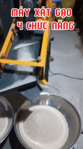 Máy xay xát gạo liên hoàn 4 cấp độ dùng điện 1 pha