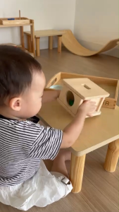 [MPL03033 - Mota Montessori] Đồ chơi montessori Hộp thả xu có ngăn kéo cho bé 15-18 tháng phát triển tư duy và vận động - Hàng chính hãng