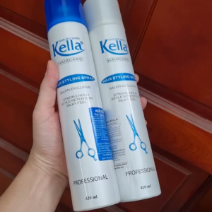 KEO XỊT TÓC KELLA TẠO KIỂU TÓC - GIỮ NẾP CỨNG VÀ MỀM - 420ml