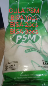 GULA PASIR PSM 1kg plus BONUS
