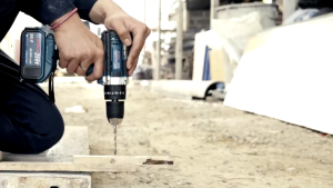 BOSCH แท่นขุดเจาะไร้สาย สว่านไฟฟ้า แท่นขุดเจาะไร้สาย 3 ระบบ 259V (แบตเตอรี่ขนาดใหญ่) เครื่องชาร์จสายเคเบิลผลกระทบ 2 แบตเตอรี่ใช้กันอย่างแพร่หลายในแท่นขุดเจาะไม้เหล็กและคอนกรีตอิฐ