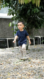 Kaos Saku Anak Laki-Laki Perempuan Kids Pocket Tee Polos 1-5 Tahun Bahan Katun Combed 30s Adem