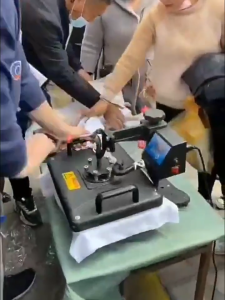 🔥8 in 1 Heat Press Machine T-shirt Printing Machine Mesin Print Baju Shirt Printer Machine Auto Heat Transfer Machine Mug Printing Machine Mesin Cetak Gambar Baju 热转印机