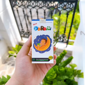 SIRÔ ĐỒ RÊ MI -  Siro thảo dược giúp bé ngủ sâu giấc tự nhiên.