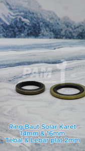 Ring Baut Solar Karet Washer Seal Ring Karet