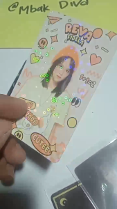 Photocard JKT48 Cute Unofficial Photocard Kartu - Rounded cutting - free plastik - packing aman