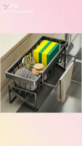 COD Sponge Drainer Rack Kitchen Organizer Bathroom Sink Rack Soap Holder Organizer Rack