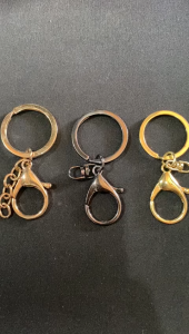 Ring Gantungan Kunci + Kokot Udang Rantai Putar High Quality Impor