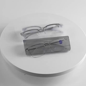 Stylish Portable Plastic Eyeglasses Case Protector Storage Container