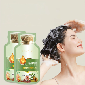 (Hộp 10 Gói) Dầu Gội Nhuộm Màu Tóc Thảo Dược Dầu Gội Phủ Bạc Tóc Nuôi Dưỡng Tóc Khoẻ Óng Mượt-NIEVE
