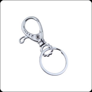 [2 Pcs] Gantungan Kunci Stainless Steel