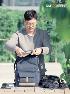 K&F KNF Concept 20L Tas Travel Camera Backpack Waterproof Photography - Camera Bag - Tas Kamera