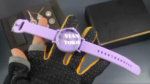 JAM TANGAN WANITA SAKURA FULL ACC JAM TANGAN TALI RUBBER JAM TANGAN WANITA KASUALFORMAL