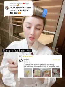 COMBO 3 Kem dưỡng da mặt Face Queen Fairy dưỡng trắng mờ thâm đều màu da 10gram