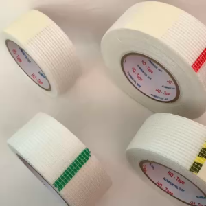 1 Cuộn băng keo lưới sợi thuỷ tinh rộng 4.7cm dài 20-30-40-70 mét gia cố trần thạch cao - Shop Út Lớn