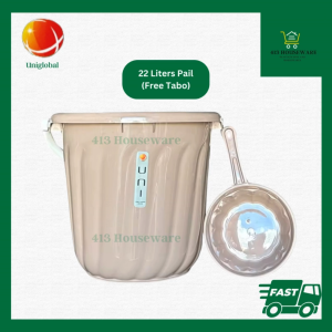 Aesthetic Pail (FREE TABO) Set Flexible Pail Mocha Color BeigeTimba Dipper - Uniglo