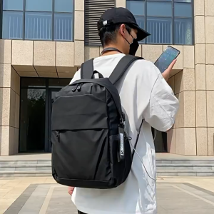 พร้อมส่ง กระเป๋าเป้สะพายหลังช่องUSB กันน้ำ อเนกประสงค์