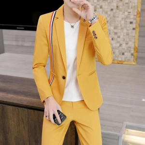 JAS BLAZER FORMAL PRIA TERBARU VARIASI STRIP PITA BENDERA BELANDA