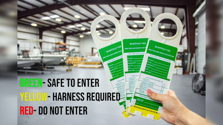 Scaffolding Tagging Scaffold Tag - Safety Scaffold Tag Erection and ...