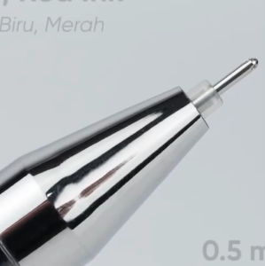 1PAK/12PCS PULPEN JOYKO GEL JK-100NT UJUNG LANCIP HITAM BIRU MERAH