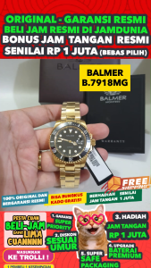 Jam Tangan Balmer Original 7918 MG - Men LA - Stainless Steel