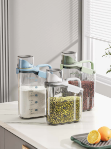 ล่องเก็บอาหาร 1600ML/2000ML/2800ML แมวกล่องใส่อาหารแมว เก็บอาหาร ที่ใส่อาหารแมว กล่องอาหารแมว มีตัวซีลอย่างดีความชื้น