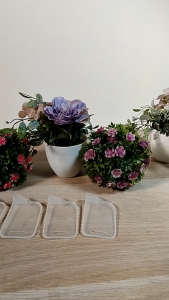 Sekat Plastik Partisi Lemari Kulkas Pemisah Organizer Set isi 4 Bening