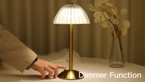 Witkey Crystal Table Lamp Touch Sensor Diamond LED Desktop Night Light Nordic Decoration Desk Lamps Bar Hotel Bedroom Bedside Lighting