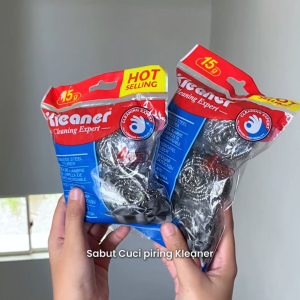 Kleaner Sabut Cuci Piring / Panci Stainless 15 Gram 6 pcs (GSH009)